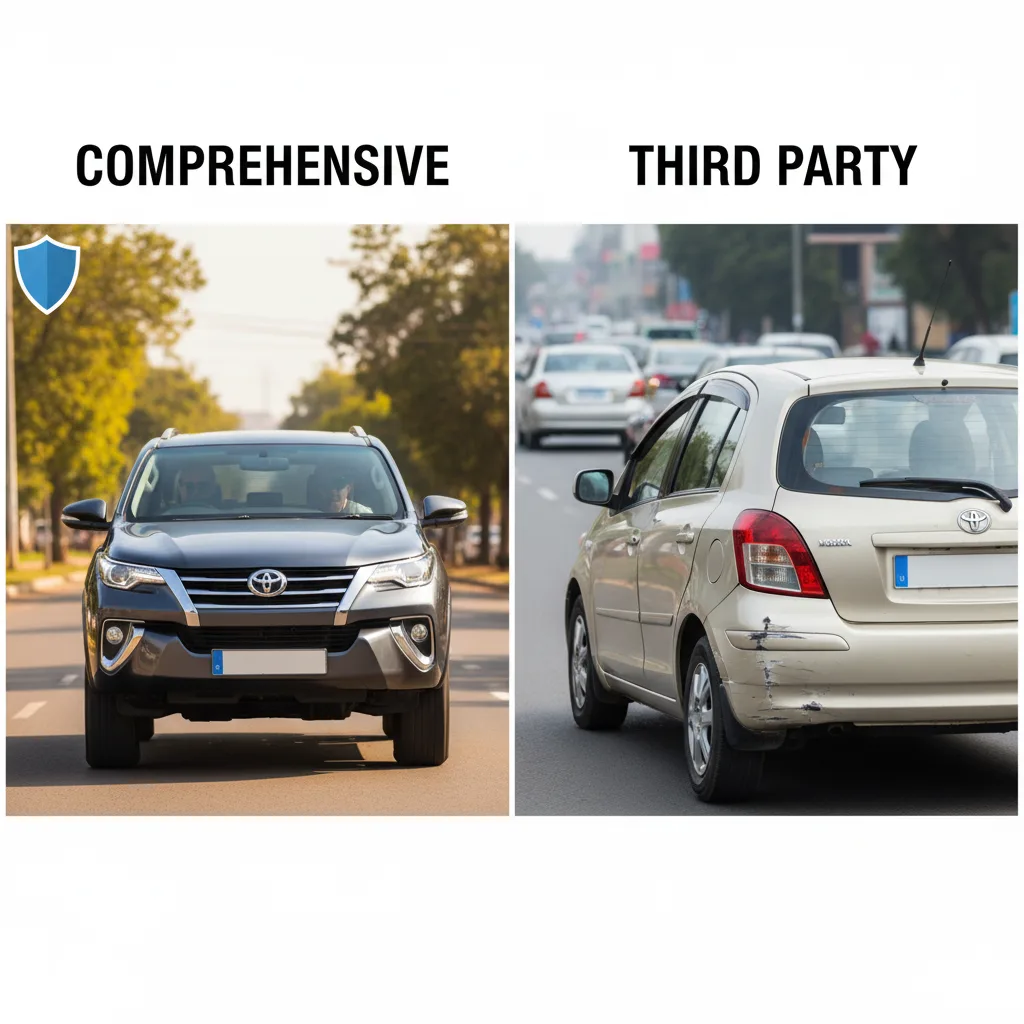 Comparison between comprehensive and third party motor insurance in Zambia